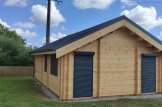 Chalet en bois habitable GRETA (Isolé RE2020, 44+44 mm), 54 m² customer 2