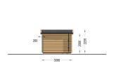Abri de jardin en bois MALTA (34 mm), 3x3 m, 9 m² specification 4