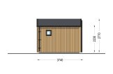 Abri de jardin en bois TONIA PLUS (Isolé, 34 mm + bardage), 5x3 m, 15 m² specification 5