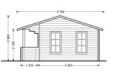 Abri de jardin en bois ROYAL S (44 mm), 5x5 m, 25 m² specification 3