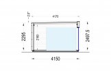 Studio de jardin PREMIUM (34 mm + bardage), 5x4 m, 19.9 m² specification 6