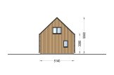 Chalet en bois en kit ALINA (34 mm + bardage), 46 m² specification 5