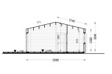 Chalet en bois ANGELA (44 mm + bardage), 43 m² specification 6