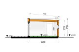 Chalet en bois habitable LUCIA 1 RV (Isolé RE2020, 44 mm + bardage), 57 m² specification 6