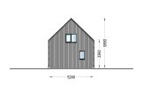 Chalet en bois habitable ALINA RV (Isolé RE2020, 44 mm + bardage), 46 m² specification 5