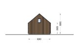 Maison préfabriquée en bois MILANA PV (Isolé RE2020, 44 mm + bardage), 41 m² specification 5