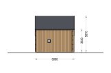 Chalet en bois en kit SELIA (34 mm + bardage), 44 m² specification 4