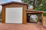 Garage en bois camping car (44 mm), 4x8 m, 32 m² customer 2
