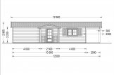 Chalet en bois DONNA PLUS (44 mm), 63 m² + 11.5 m² terrasse specification 2