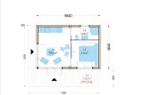Studio de jardin PREMIUM S (Isolé, 34 mm + bardage), 6.5x4.5 m, 30 m² specification 1
