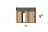 Abri de jardin en bois PIA PLUS (Isolé RE2020, 34 mm + bardage), 5x3 m, 12 m² specification 3