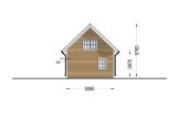 Chalet en bois en kit KARINA (Isolé, 34 mm + bardage), 46 m² specification 5
