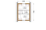 Chalet en bois habitable KARINA RV (Isolé RE2020, 44 mm + bardage), 46 m² specification 2