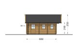 Chalet en bois avec mezzanine SCOOT S (34+34 mm), 27 m² + 9 m² specification 4