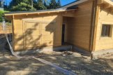 Chalet en bois BERTA à toit plat (66 mm), 72 m² avec terrasse + 20 m² garage customer 3