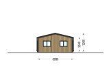 Chalet en bois habitable NICOLE (Isolé, 44 mm + bardage), 68 m² specification 5