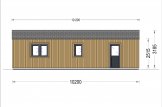 Chalet en bois habitable SELENE (Isolé RE2020, 44 mm + bardage), 54 m² specification 3