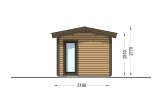 Abri de jardin en bois ARTUR PLUS (Isolé RE2020, 34 mm + bardage), 6x3 m, 15 m² specification 5