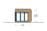 Abri de jardin en bois INES (Isolé RE2020, 34 mm + bardage), 6x3 m, 18 m² specification 5