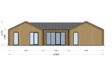 Maison en bois SCARLET S (44 mm + bardage), 160 m² specification 2