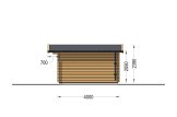 Abri de jardin en bois PETER (34 mm), 3x4 m, 12 m² specification 5