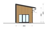 Chalet en bois SOPHIA (Isolé, 34 mm + bardage), 20 m² specification 4
