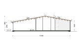 Chalet en bois RIVIERA S (44+44 mm), 130 m² specification 6