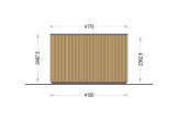 Studio de jardin PREMIUM (34 mm + bardage), 7x4 m, 28 m² specification 5