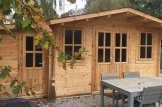Abri de jardin en bois OLYMP (Isolé, 44+44 mm), 4x3 m, 12 m² customer 3