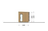 Sauna d'extérieur OKO (34 mm + bardage), 2.3x2.3 m, 4.1 m² specification 5