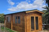 Abri de jardin en bois STRONGHOLD (Isolé, 44+44 mm), 3x6 m, 18 m² customer 1