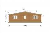 Chalet en bois FILL S (Isolé, 34+34 mm), 60 m² specification 4