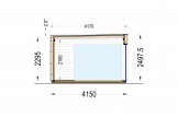Studio de jardin PREMIUM (Isolé, 34 mm + bardage), 5x4 m, 19.9 m² specification 6