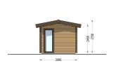 Abri de jardin en bois ARTUR PLUS (Isolé, 34 mm + bardage), 6x3 m, 15 m² specification 5