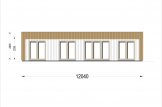 Petite maison en bois KAYA 2 (Isolé RE2020, 44 mm + bardage), 64 m² specification 2