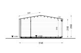 Abri de jardin en bois PIA PLUS (34 mm + bardage), 5x3 m, 12 m² specification 6