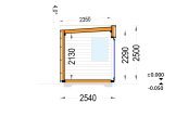 Bureau de jardin PREMIUM S (Isolé RE2020, 34 mm + bardage), 4.1x2.4 m, 10 m² specification 6