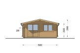 Abri de jardin en bois LILLE (44 mm), 5x5 m, 25 m² specification 2