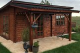 Abri de jardin en bois HELEN (44 mm), 6x6 m, 24 m² + 12.5 m² customer 1
