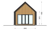 Chalet en bois habitable SALLY RV (Isolé, RE2020), 20 m² specification 2