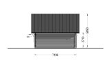 Chalet en bois habitable KARINA RV (Isolé RE2020, 44 mm + bardage), 46 m² specification 4
