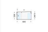 Chalet en bois habitable PREMIUM S (34 mm + bardage), 10.5x4.5 m, 47 m² specification 6