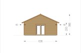 Chalet en bois GRETA S (44 mm + bardage), 48 m² specification 3