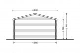 Abri de jardin RENNES (34 mm), 4x3 m, 12 m² specification 4