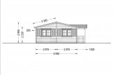 Chalet en bois DONNA PLUS (44 mm), 63 m² + 11.5 m² terrasse specification 5