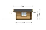 Abri de jardin en bois LILLE (34 mm), 5x4 m, 18 m² specification 5