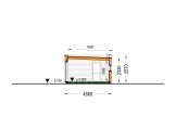 Maison préfabriquée en bois BELLA I PV (Isolé RE2020, 44 mm + bardage), 46 m² specification 6