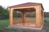 Tonnelle en bois (44 mm), 4x4 m, 16 m² customer 1