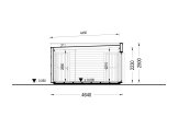 Bureau de jardin PREMIUM (34 mm + bardage), 6.5x4.5 m, 26 m² specification 6