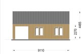 Chalet en bois AGATA S (44 mm + bardage), 39 m² specification 6